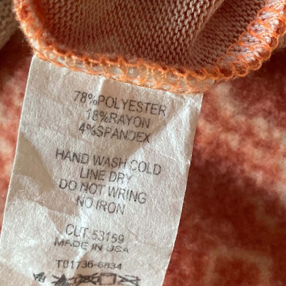 Honeyme Fleece Cowl Neck Pullover Sweatshirt Size M - Picture 4 of 4